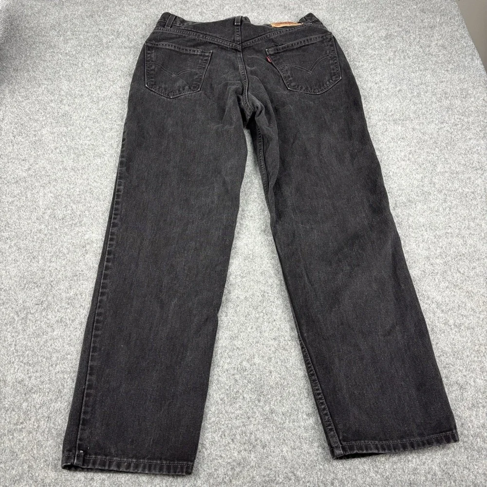 Vintage Levi's 550 Jeans Mens 36x32 Black Relaxed Fit‎ Denim Red Tab Skater Y2K